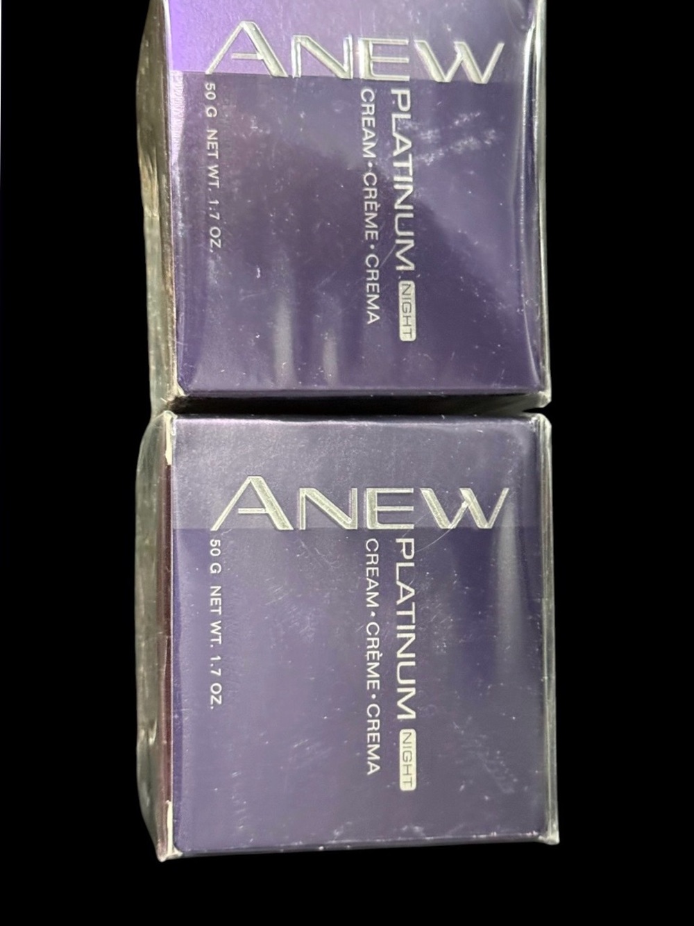 Qty 2 - The  Avon ANEW Platinum Night Cream